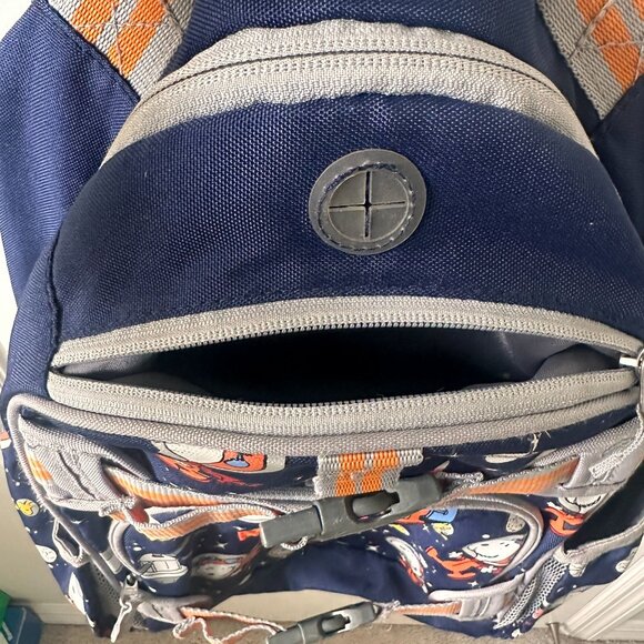 Pottery Barn Mackenzie Peanuts® Snoopy® Space Glow-in-the-Dark Backpack Large - Picture 12 of 16